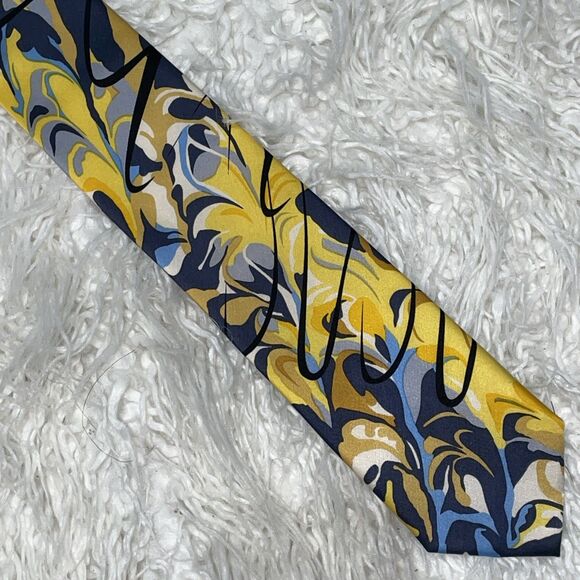 J. Garcia Neck Tie Desert Island Collection 62 100% Silk - Picture 1 of 5